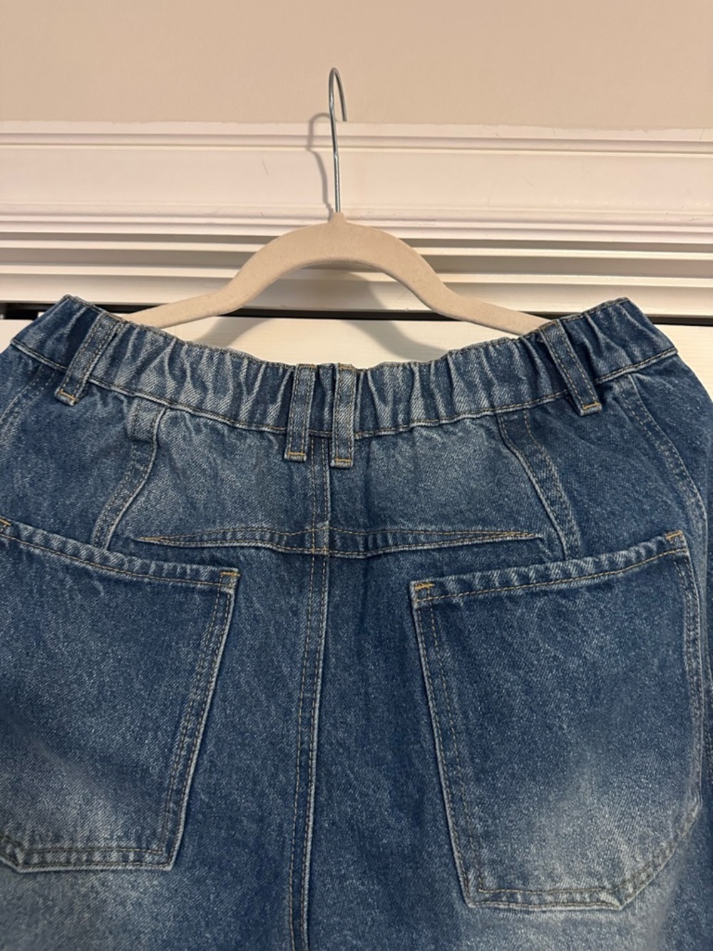 bohme Washed Blue Women's Relaxed Straight Jeans - Picture 6 of 7